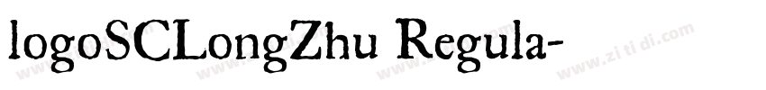 logoSCLongZhu Regula字体转换